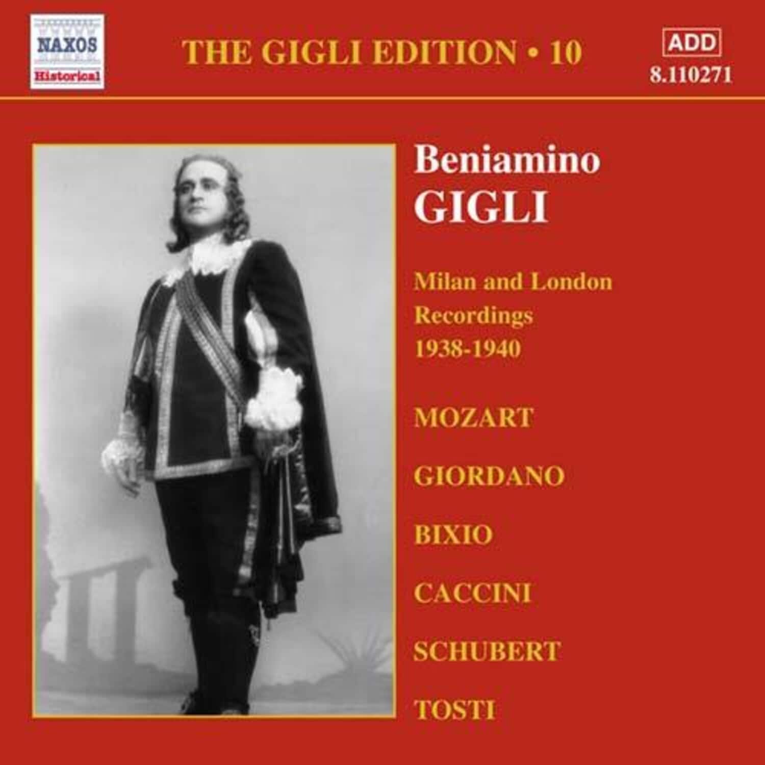 Beniamino Gigli - Gigli Edition 10  - COMPACT DISCS