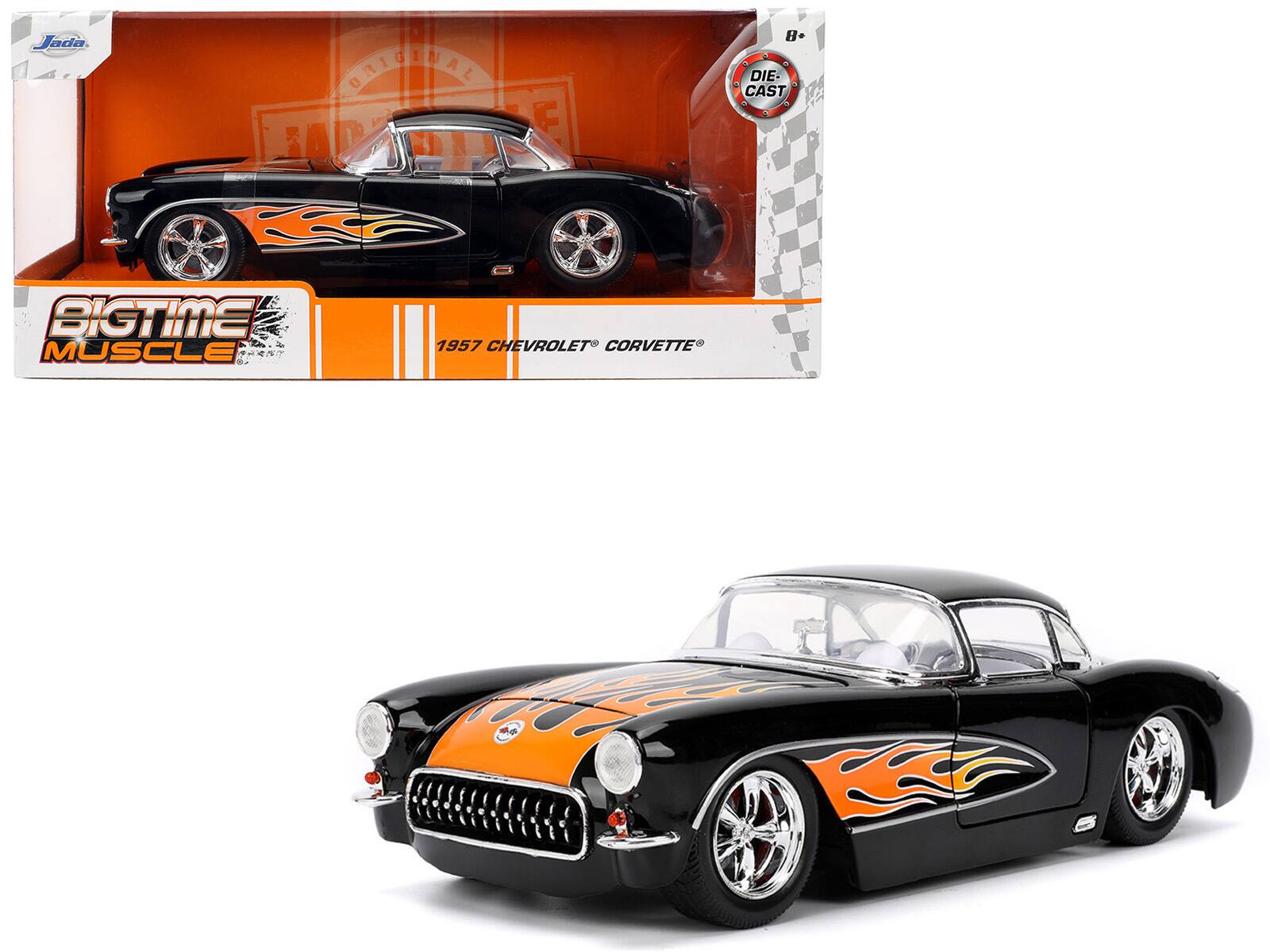 Jada Originals Fada 1:64 Die-Cast Bigtime Muscle 1957 Chevrolet Corvette