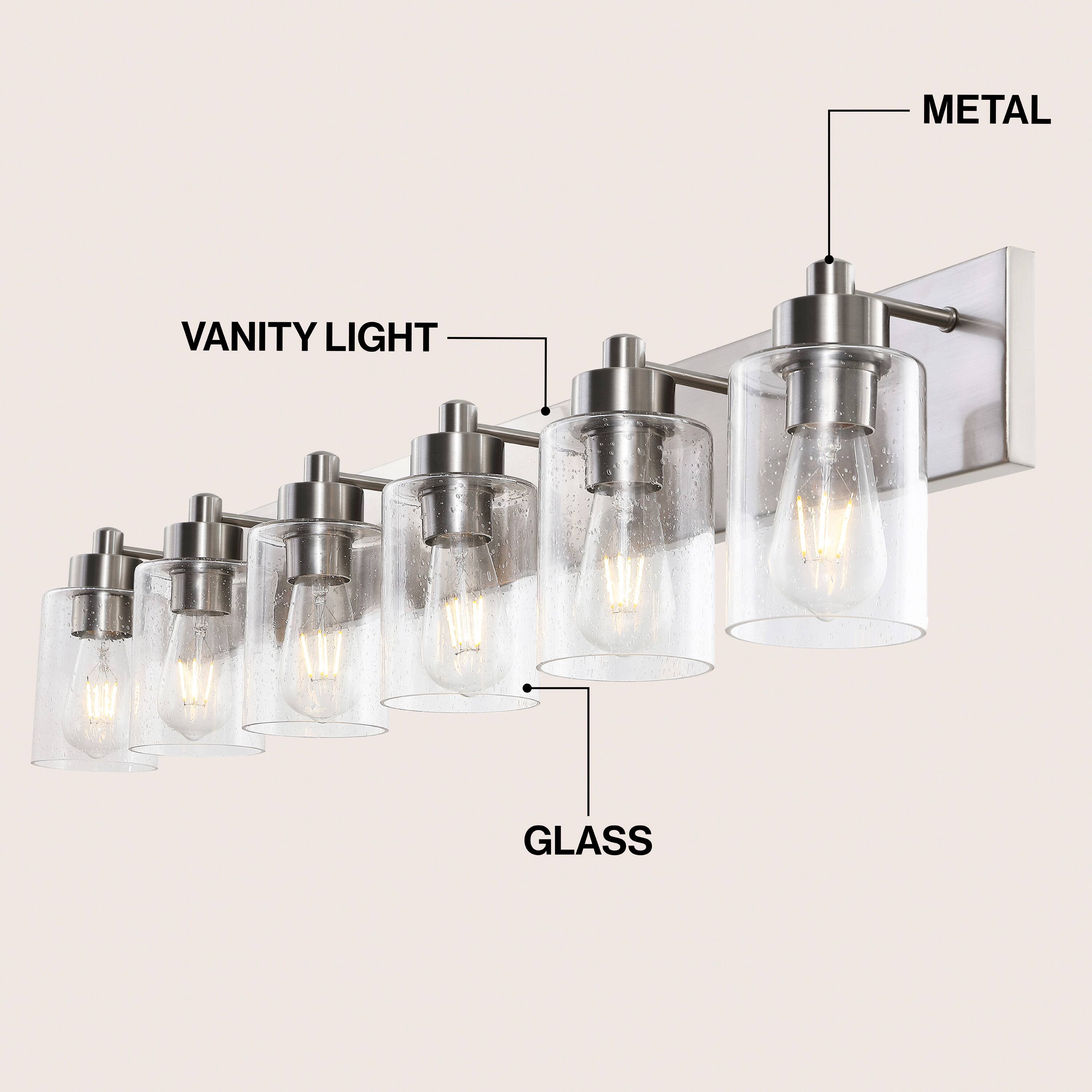 METAL VANITY LIGHT GLASS