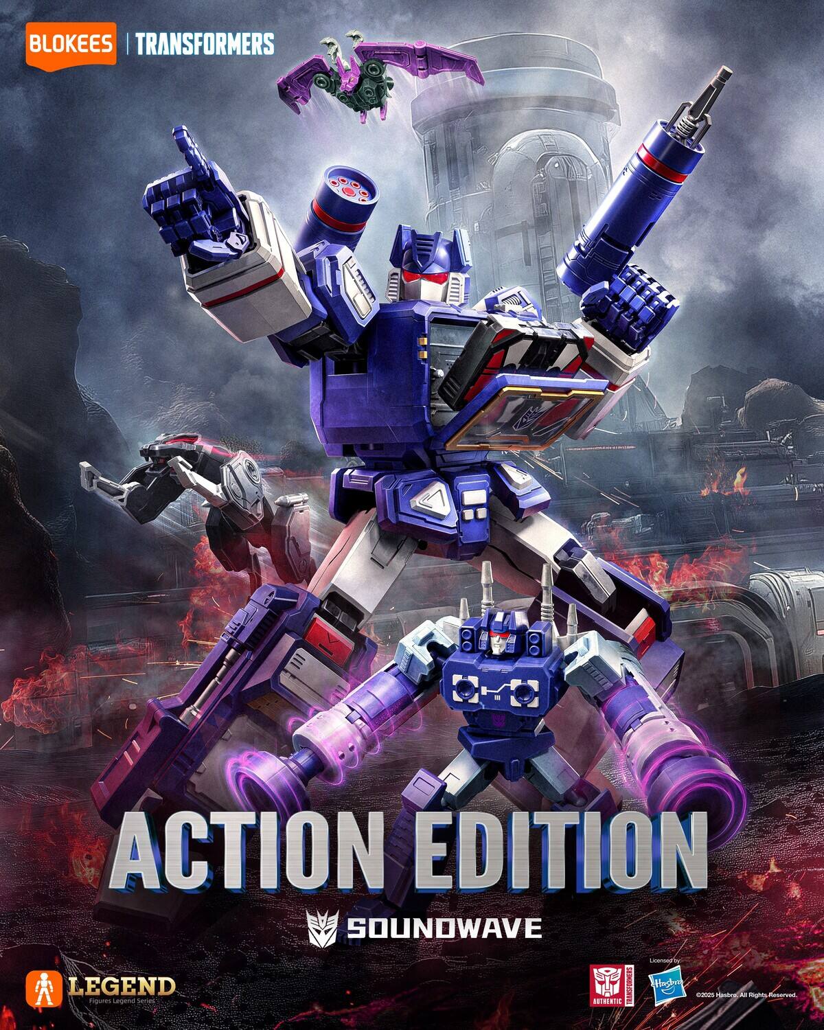 BLOKEES | TRANSFORMERS 00 00 C D4O ACTION EDITION SOUNDWAVE L - LEGEND SIMAD-ONVEL Hacer CUAUS SEA A3 seights FasErVed . igures Legend Series siRiad