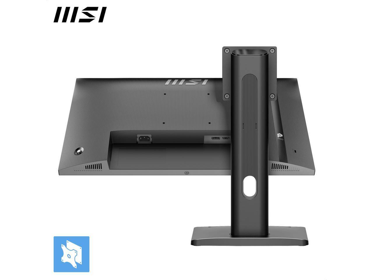 Alt View 10. MSI - MSI PRO MP245PG 24" 1920x1080 144Hz IPS Monitor w/ HDMI, DP, VGA, 1ms, Black - Black.