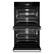 Alt View 1. JennAir - NOIR 30" Built-In Double Electric Wall Oven with Vertical Dual-Fan True Convection with Advanced Temperature Precision - Stainless Steel.