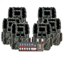 Browning - Trail Camera-Dark Ops Pro DCL NANO Trail Camera with 32GB Memory Cards and Card Reader 6 Pack