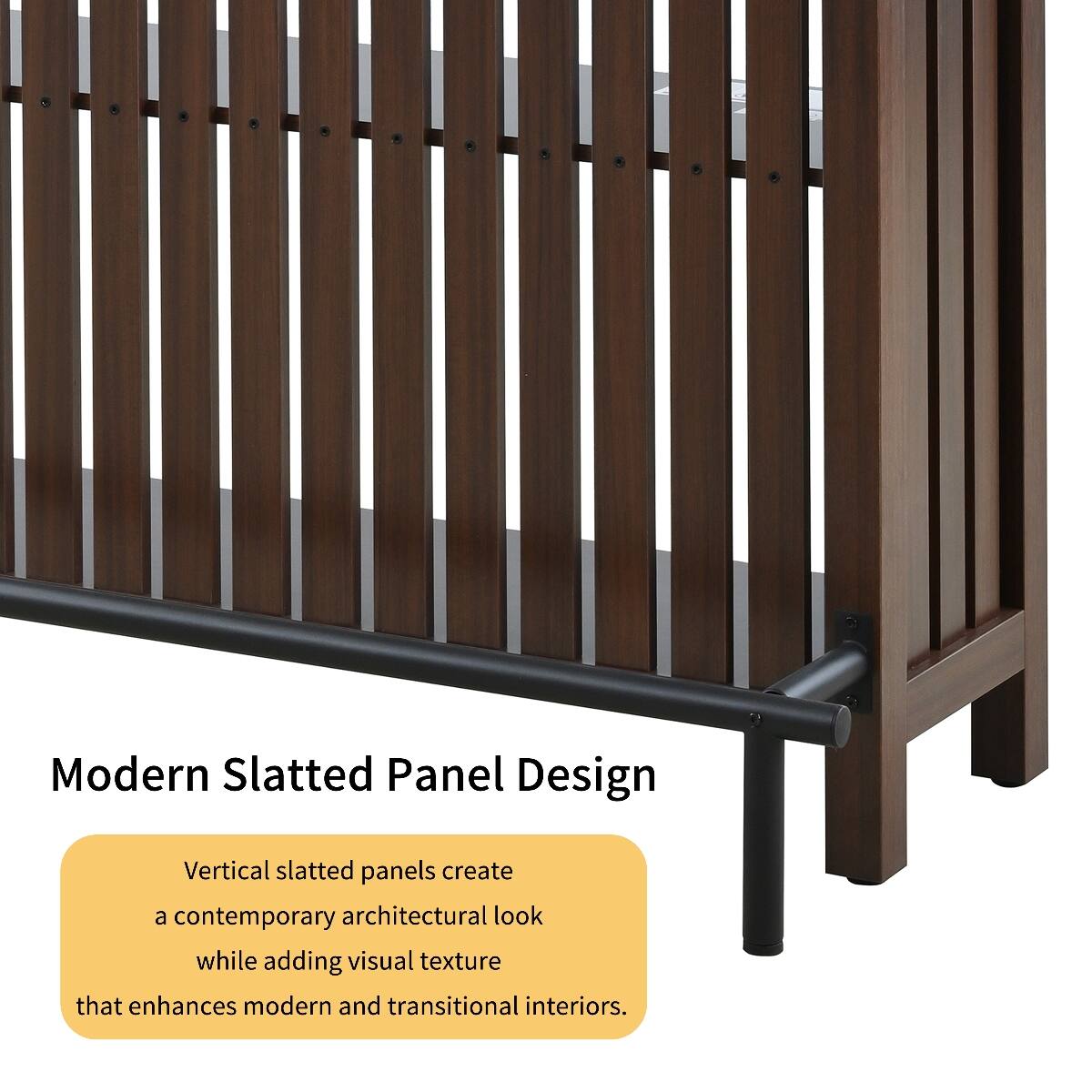 Modern Slatted Panel Design

Vertical slatted panels create a contemporary architectural look while adding visual texture that enhances modern and transitional interiors.