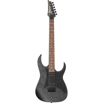 Front. Ibanez - Ibanez RG Series RGR431PB Electric Guitar, Charcoal Gray Flat.