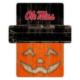 Fan Creations - Ole Miss Rebels 12" x 12" Jack-O-Lantern Display - Orange