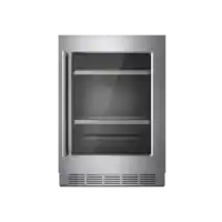 Thor Kitchen - 5.2 Cu Ft Built In Mini Fridge 113 Can Undercounter Beverage Cooler - Stainless Steel - Front_Zoom