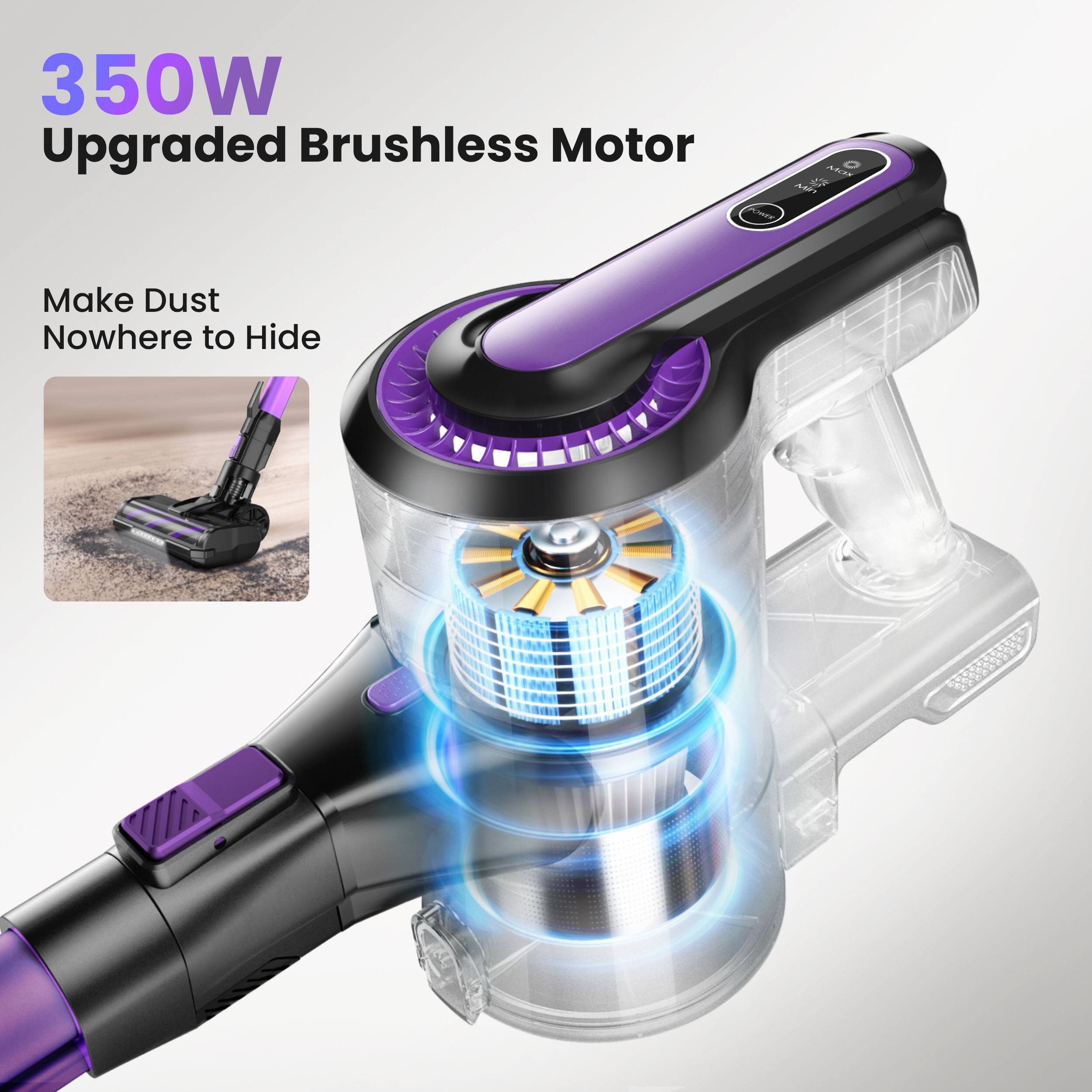 350W Upgraded Brushless Motor

Make Dust Nowhere to Hide