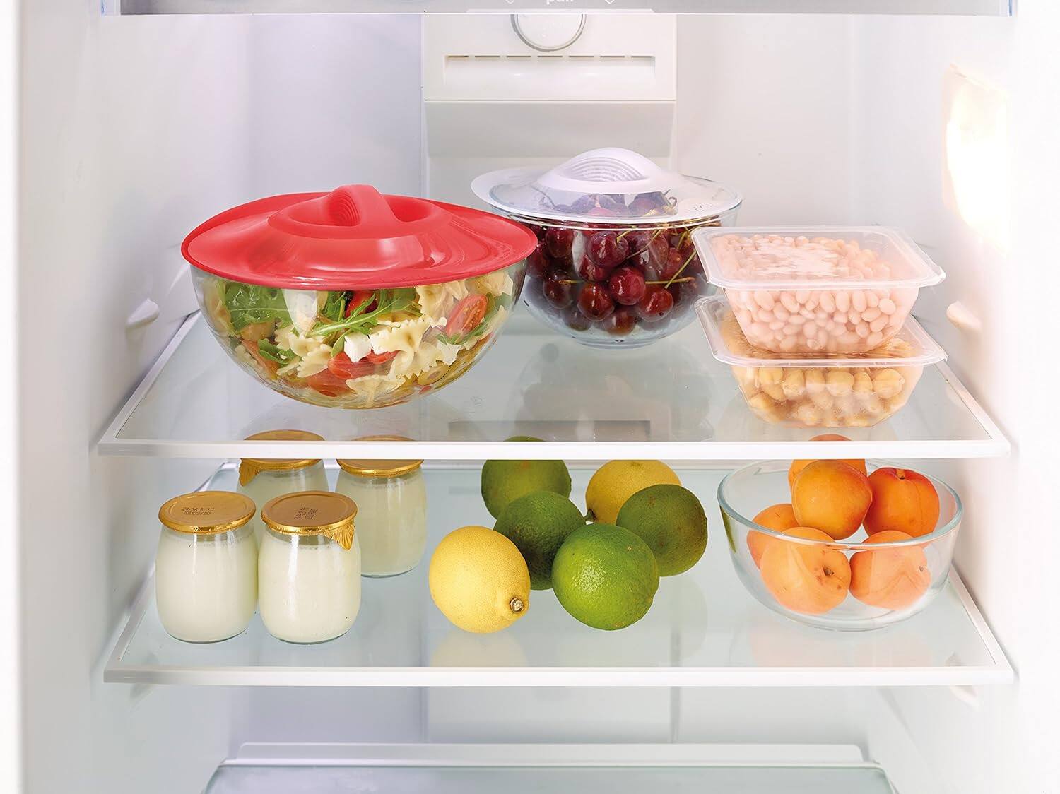 Alt View 1. Lekue - Silicone Suction Lid, Clear, 12.6-Inch - Clear.