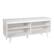 Back. Madesa - Madesa TV Stand with 4 Open Shelves and Cable Management 53"L Media Storage Living Room and Bedroom - White - White.