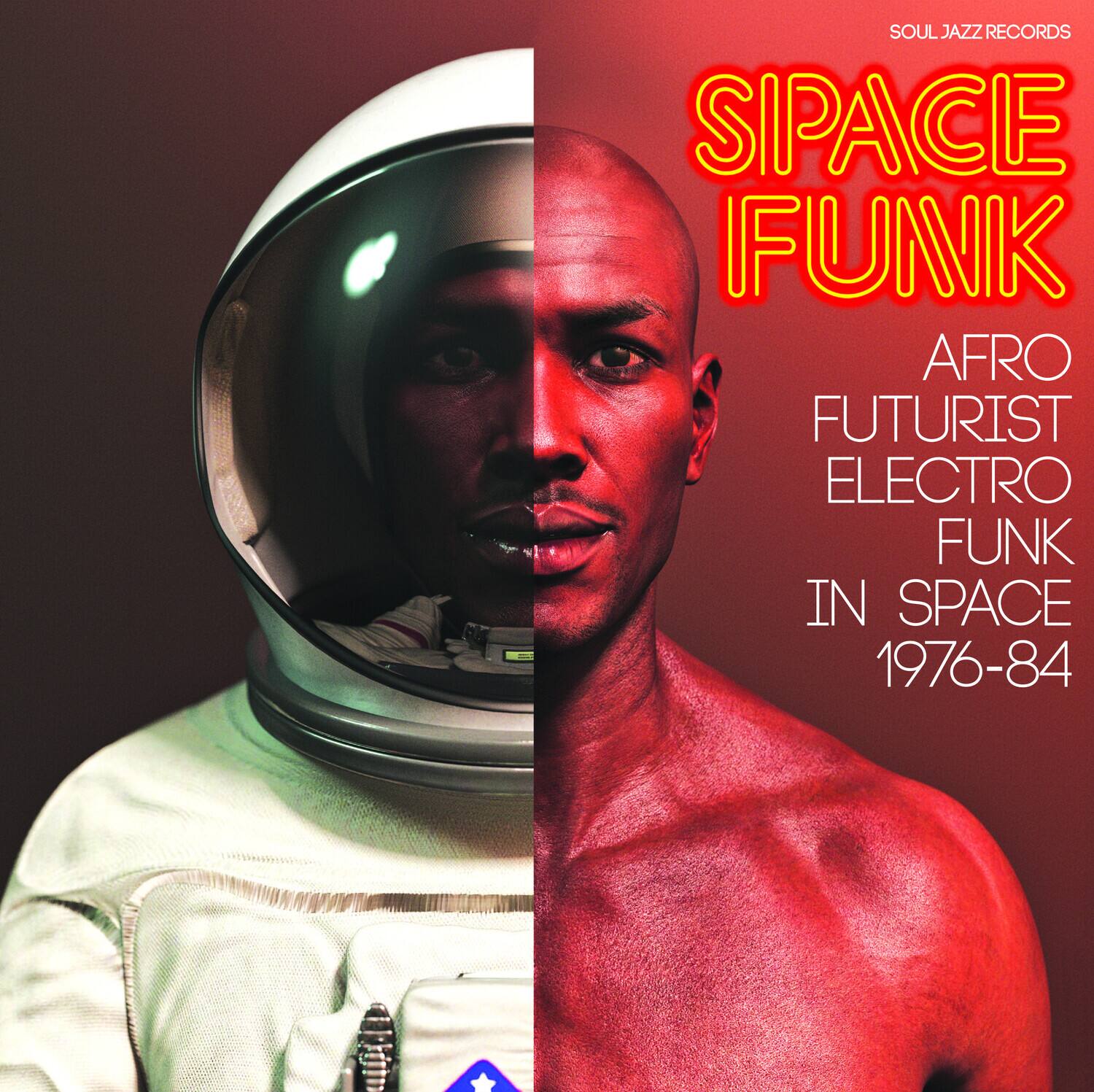 SOULJAZZRECORDS  
SPACE FUNK  
AFRO FUTURIST ELECTRO FUNK IN SPACE  
1976-84
