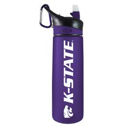The Fanatic Group - Kansas State Wildcats 24oz. Tritan Plastic Sport Bottle - Purple