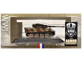 Germany Tiger I Tank "007" German Army "Armor Collection" Series 1/72 Model by Wings of the Great War - Brown