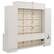 Alt View 2. Anysun - Queen Size Murphy Bed with Desk & Storage, Space-Saving Wood Wall Bed with Cabinets & Drawers - White.