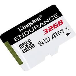 Kingston - High Endurance 32 GB Class 10/UHS-I (U1) microSDHC - 1 - 95 MB/s Read - 30 MB/s Write