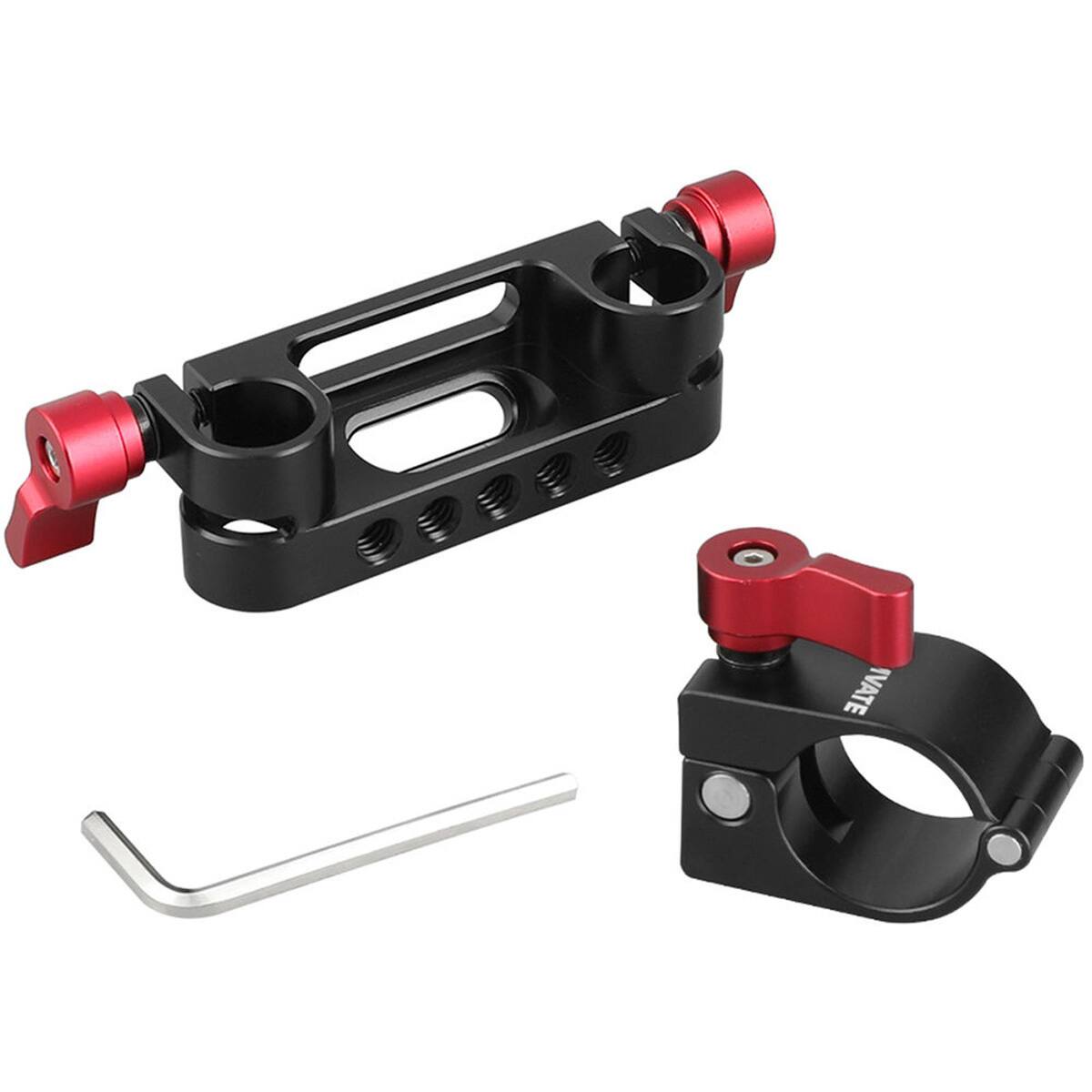 Alt View 5. CAMVATE - CAMVATE 25mm Single Rod Clamp and 15mm Dual Rod Clamp Set.