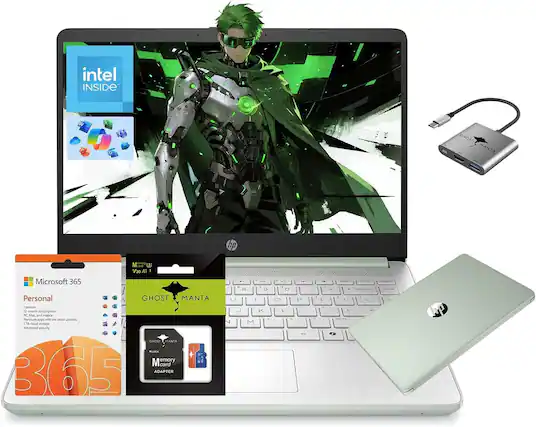 intel INSIDE
hp M L3J V30
Microsoft 365 Personal
12-month subscription
10 GB cloud storage
Advanced security
GHOST MANTA Memory Card Adapter
64GB
