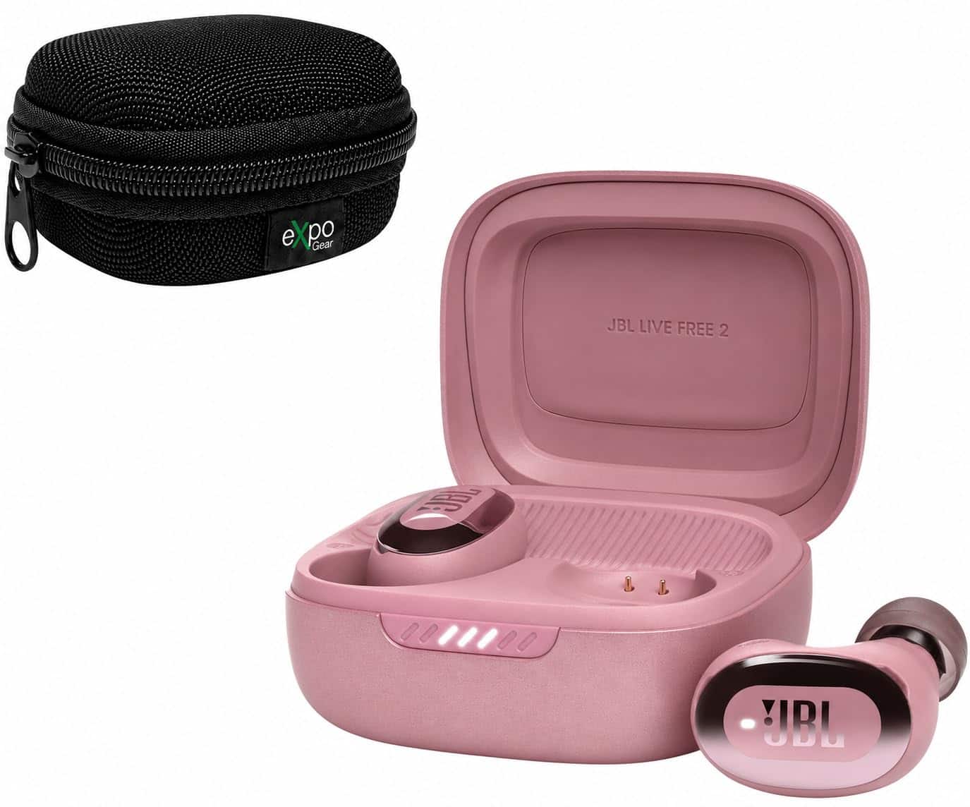 JBL - Live Free 2 Noise Cancelling Wireless Earbuds with Case - Rose price history on PriceWatchPro