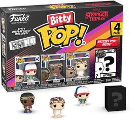 Funko - Bitty POP!: Stranger Things SZN1 - Dustin 4-Pack - COLLECTIBLES - Multicolor