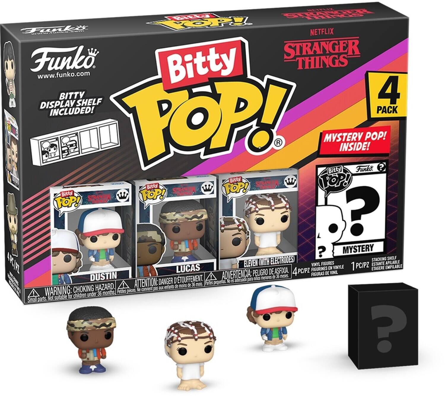 Funko Bitty POP!: Stranger Things SZN1 - Dustin 4-Pack - COLLECTIBLES