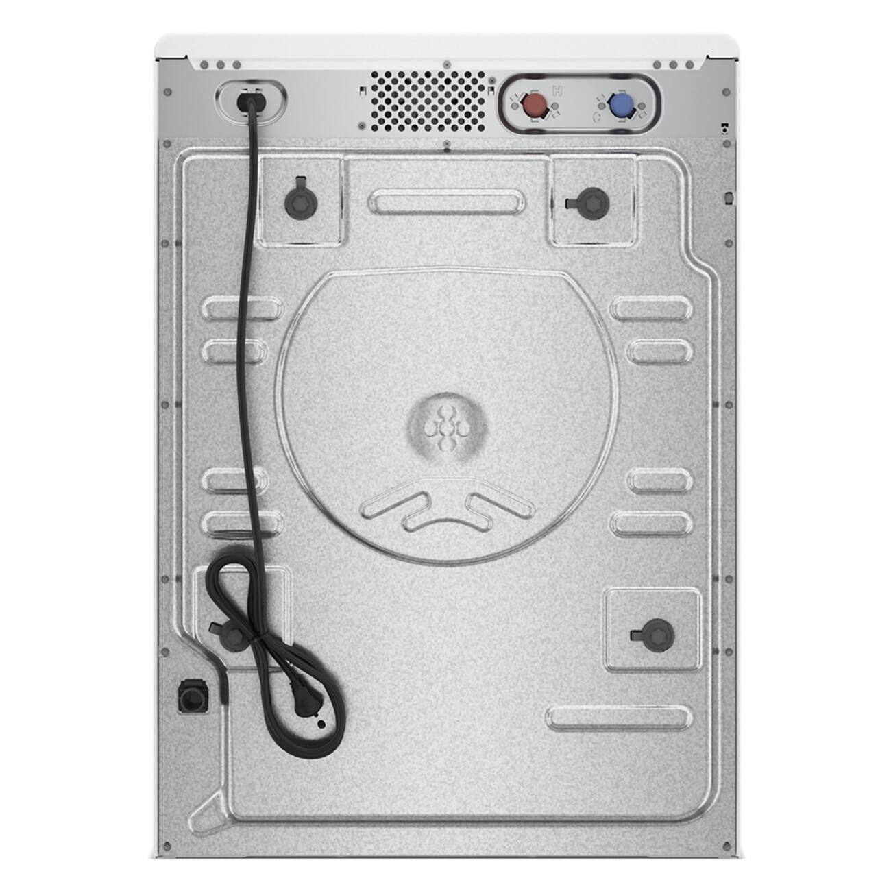 Alt View 8. Whirlpool - 4.5 Cu. Ft. Smart Front Load ENERGY STAR Washer with FreshFlow Vent System - Radiant Silver.