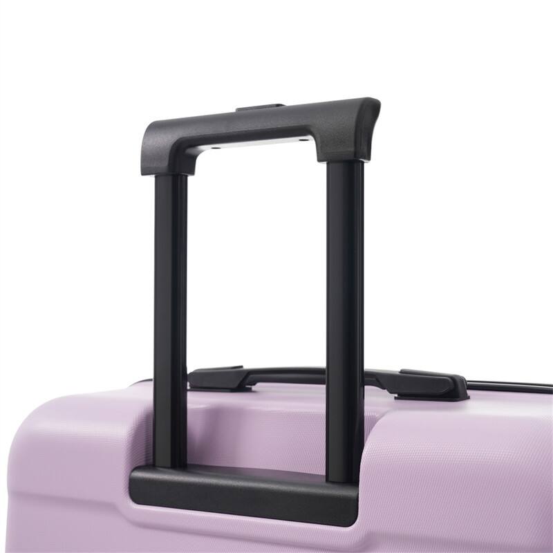 Alt View 9. HTUTWOO - Hardshell Luggage Sets 3 Piece-Double Spinner Wheels Suitcase with Handle Password Lock,Lightweight 20"+24"+28" Luggages - Pink Purple.