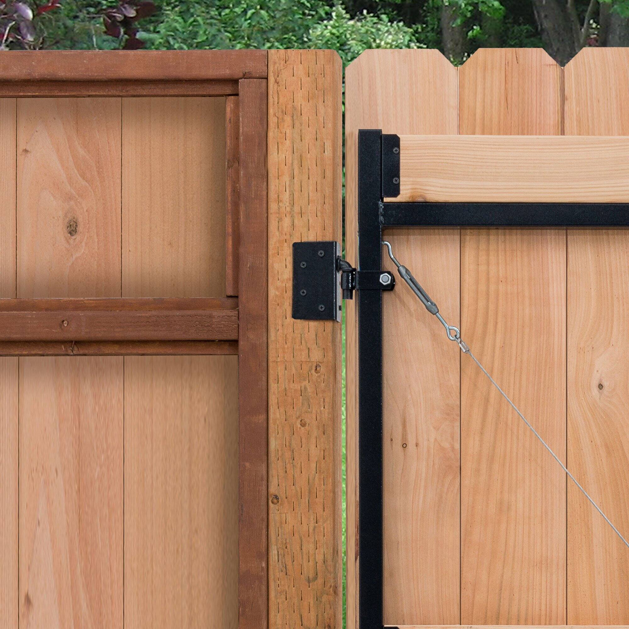 Alt View 4. Adjust-A-Gate - Adjust-A-Gate Steel Frame Gate Kit (2 Pack) & Adjust-A-Gate Steel Frame Gate Kit - Black.