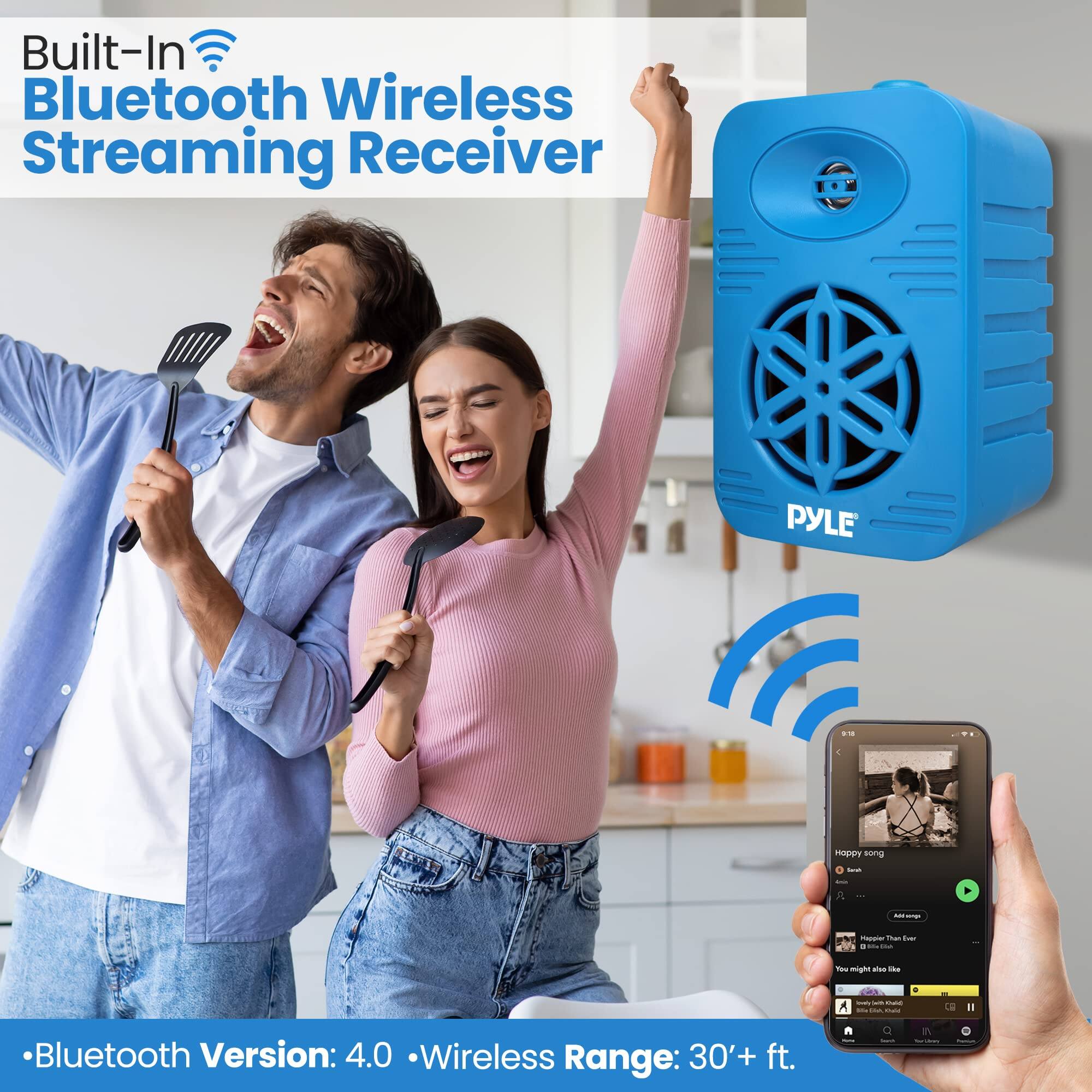 Built-In Bluetooth Wireless Streaming Receiver

- Bluetooth Version: 4.0
- Wireless Range: 30'+ ft.