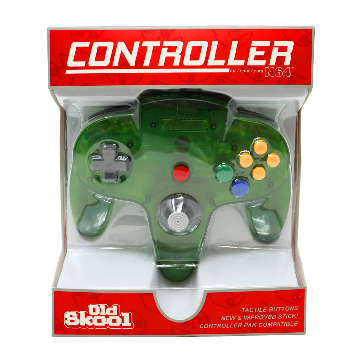 Old Skool - N64 Controller - Jungle Green price history on PriceWatchPro