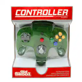Old Skool - N64 Controller - Jungle Green