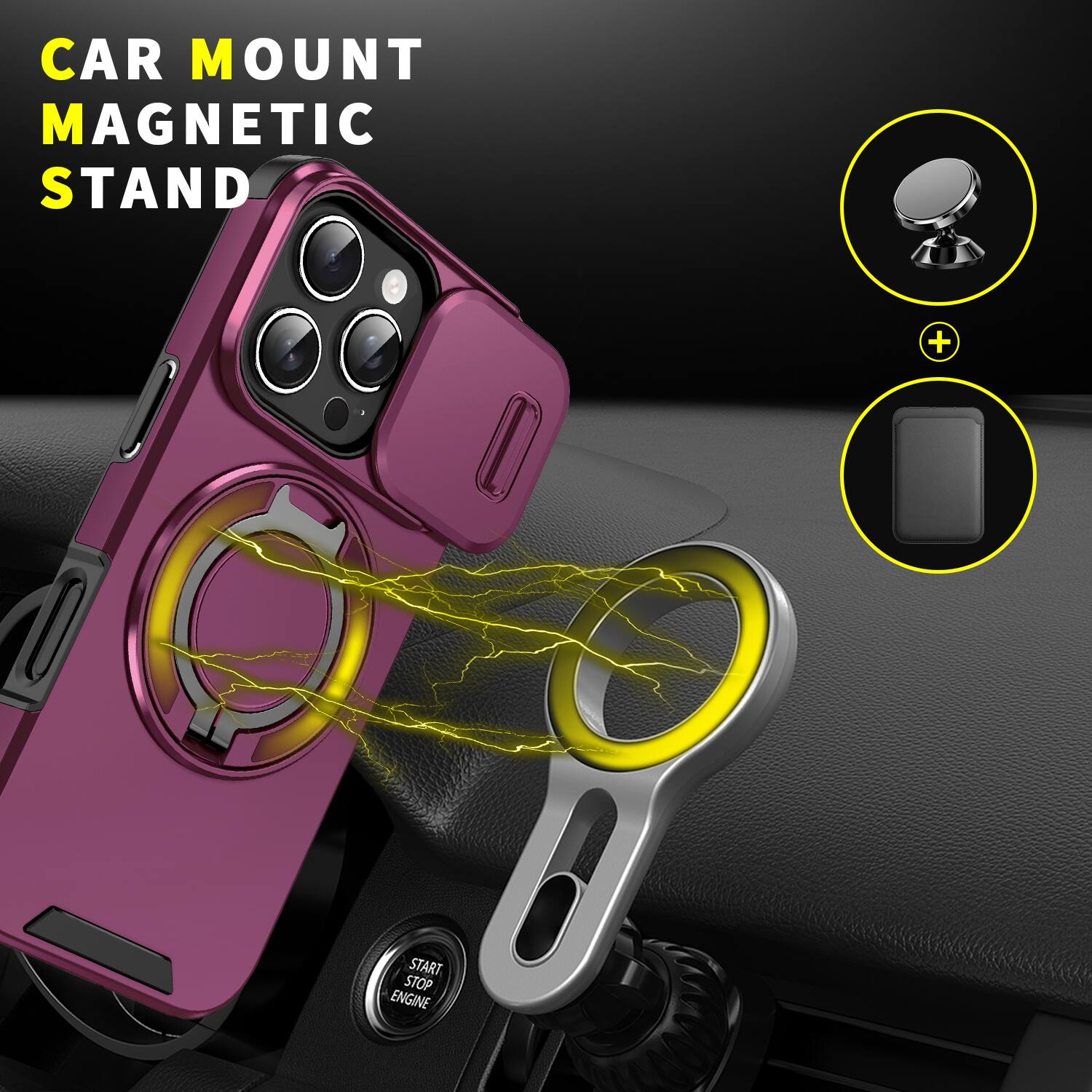 CAR MOUNT MAGNETIC STAND

START STOP ENGINE