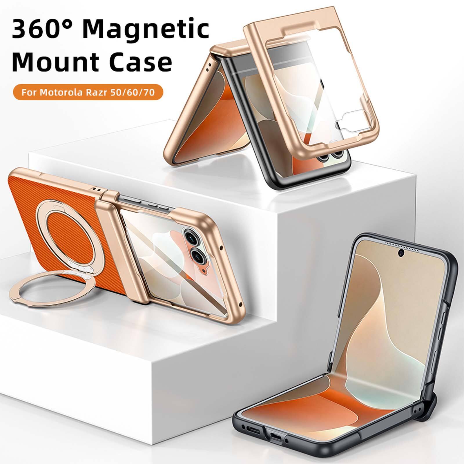 360° Magnetic Mount Case  
For Motorola Razr 50/60/70