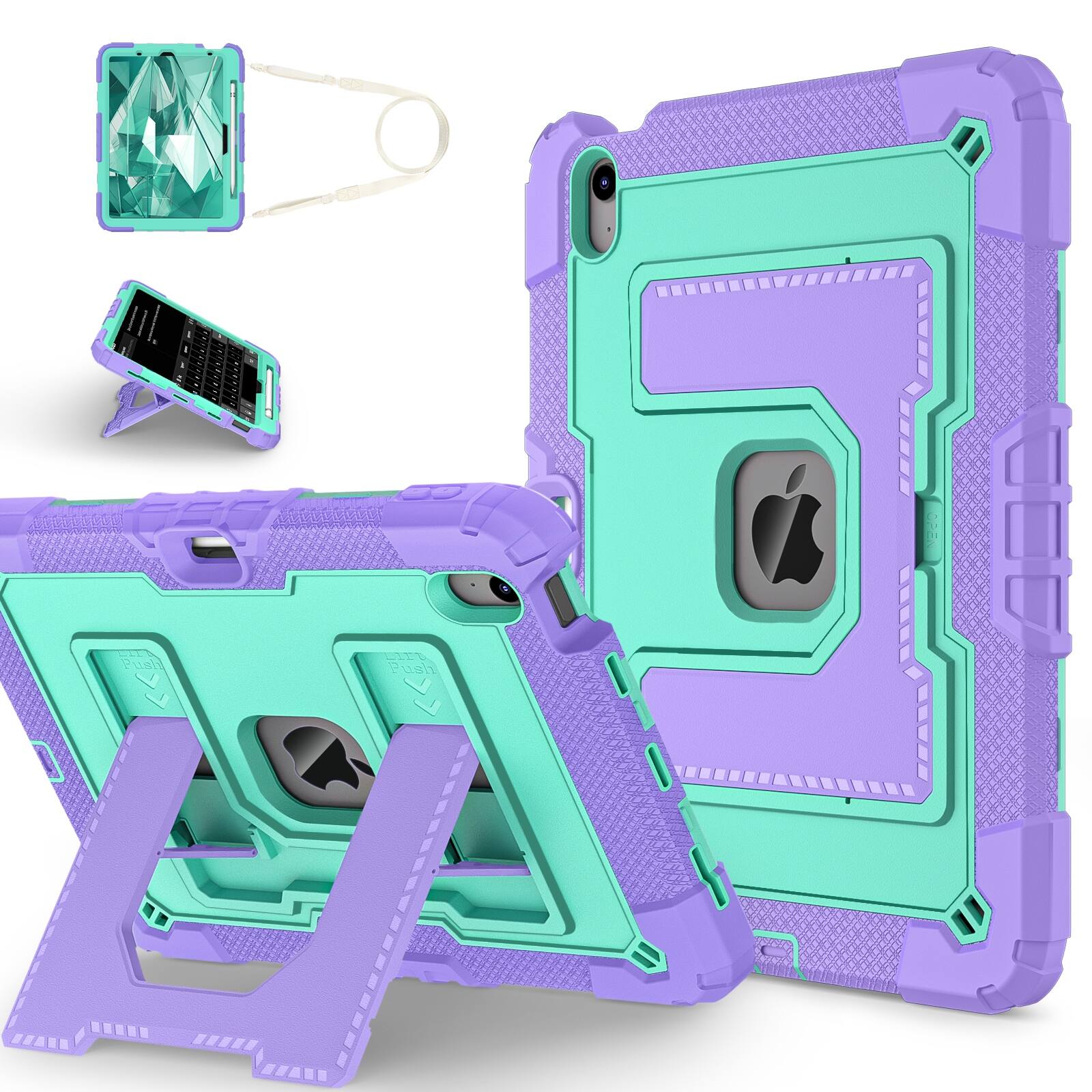 Mint+Purple