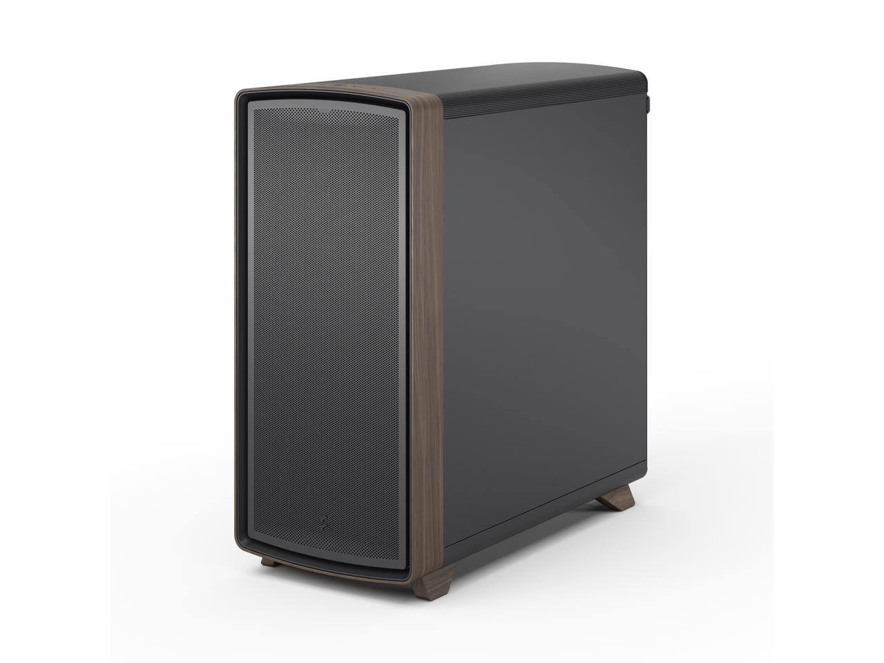 Alt View 10. Fractal Design - Fractal Design Summit Black Walnut PC Case w/ 3 Fans, ATX Reverse, E-ATX/ATX/mATX/ITX - Black.