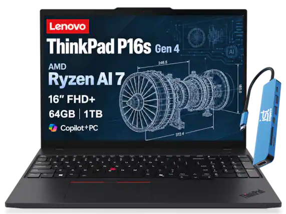 Lenovo ThinkPad P16s Gen 4 246.5 AMD Ryzen AI 7 16" FHD+ 64GB 1TB Copilot+PC 372.4
AI 185.0
ist Computers
11 Q
W
E
R
T
Y
U
I
O
P
A
S
D
F
G
H
J
K
L
Z
X
C
V
B
N
M
RUS
ThinkPad