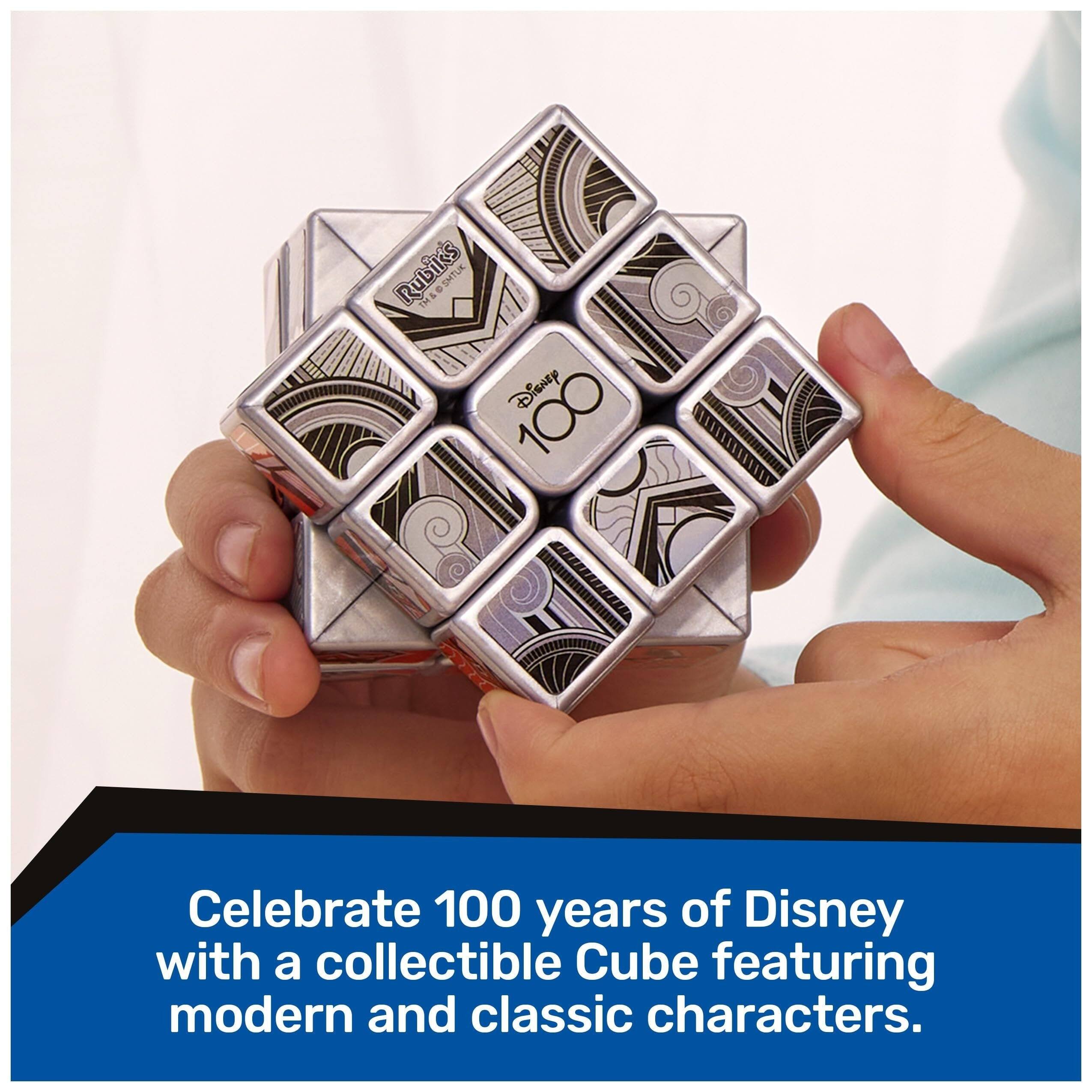 Rubik's TM SMTUK 100 Disney

Celebrate 100 years of Disney with a collectible Cube featuring modern and classic characters.