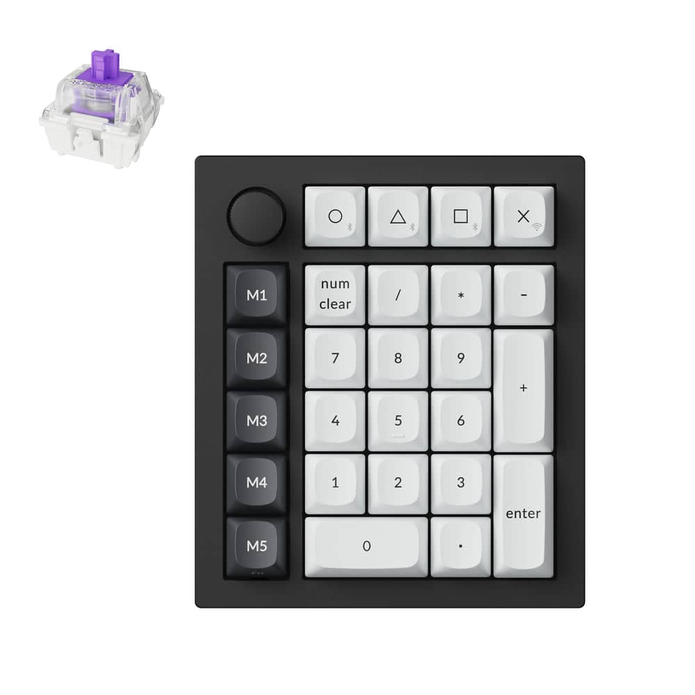 Keychron - Q0 HE QMK Wireless Custom Number Pad - Black