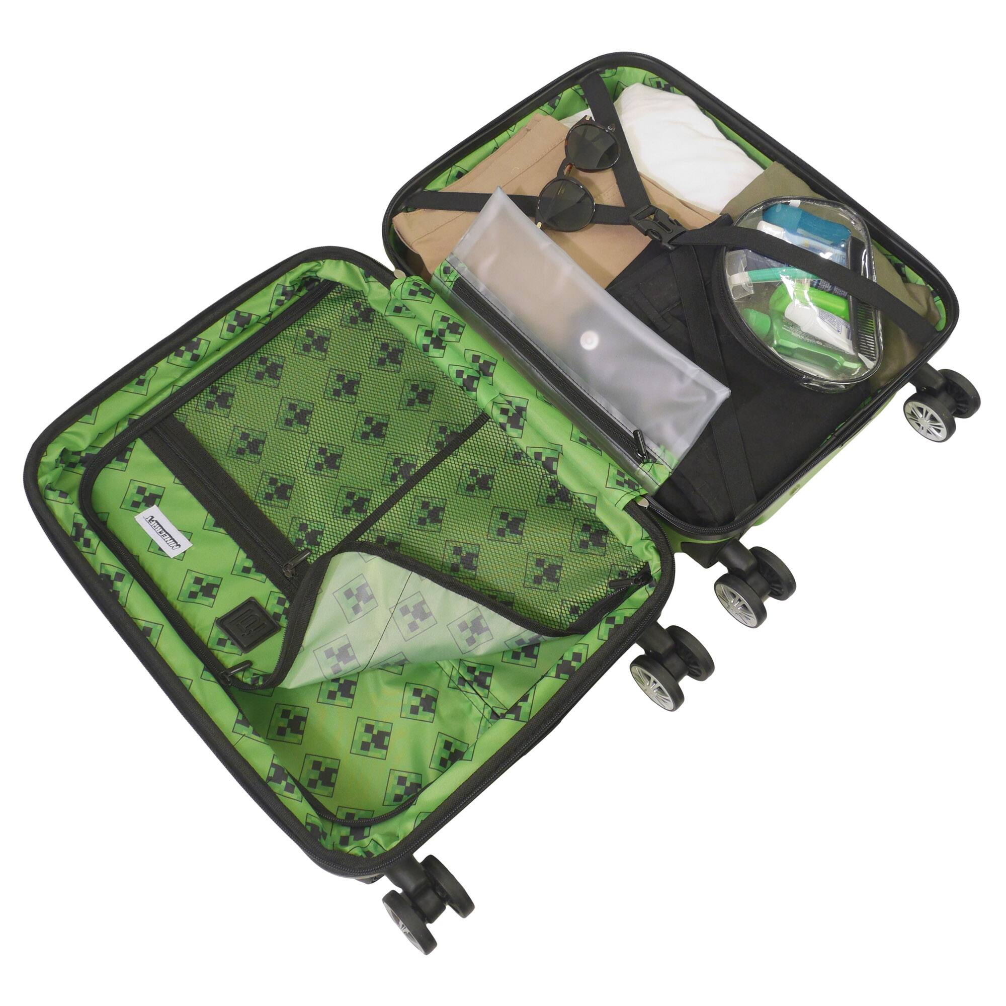[G4021] マインクラフト マイクラ　グリーンスマイリー Ful Minecraft Creeper Big face 21.5
