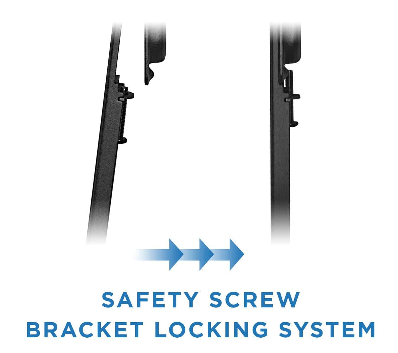 SAFETY SCREW BRACKET LOCKING SYSTEM