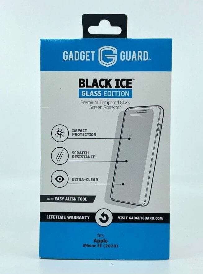 Gadget Guard - Ice Glass Edition iPhone SE - Black