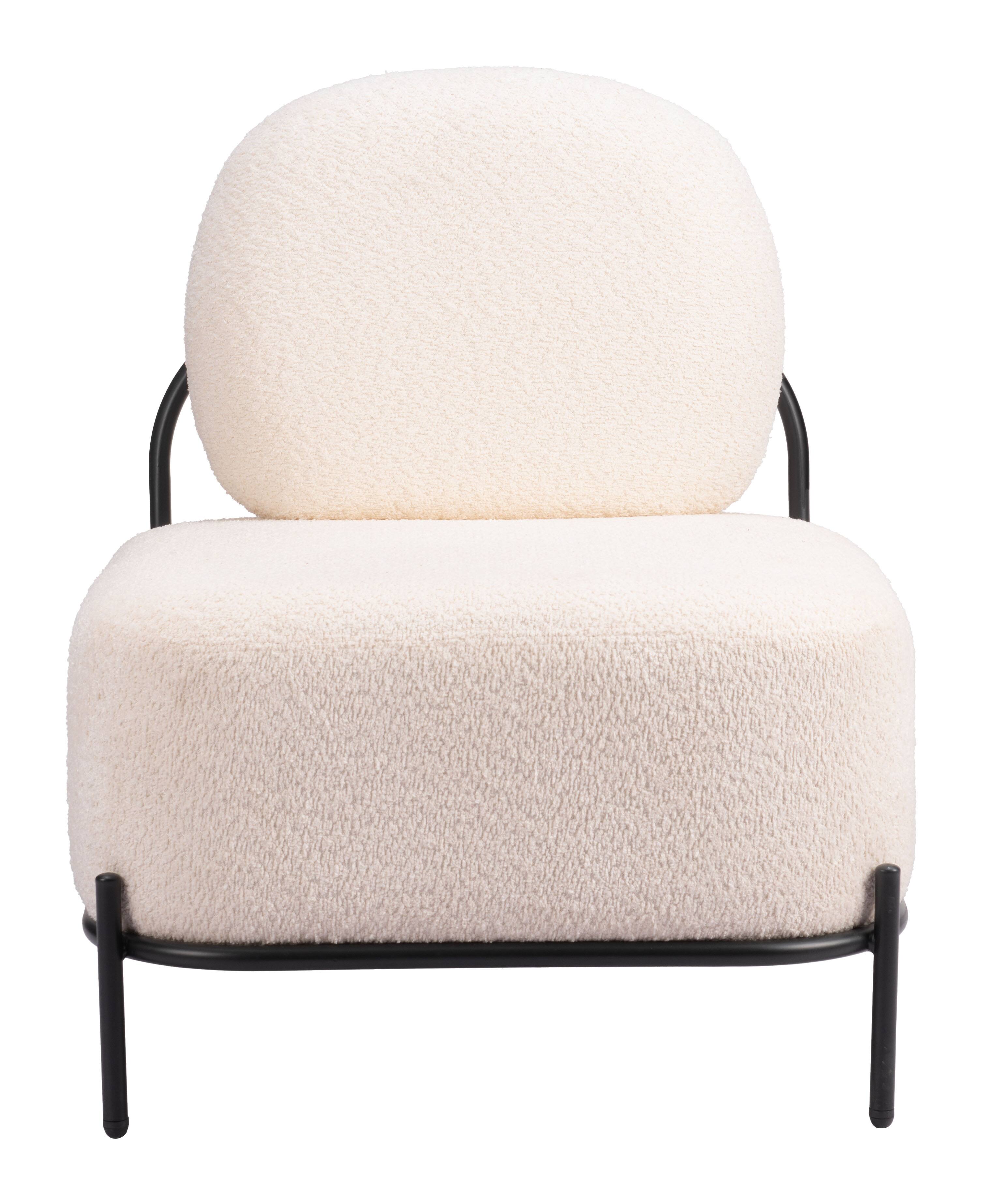Alt View 1. Hivvago - Arendal Accent Chair Vanilla - Vanilla.