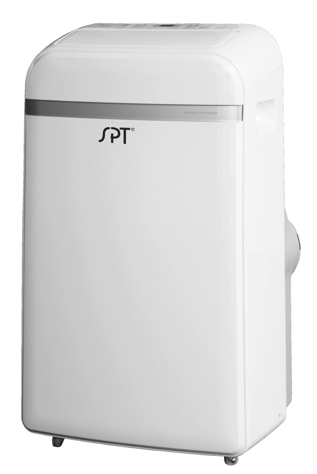 Alt View 14. SPT - 13,500BTU Portable Air Conditioner – Cooling & Heating (SACC: 10,000BTU) - White.