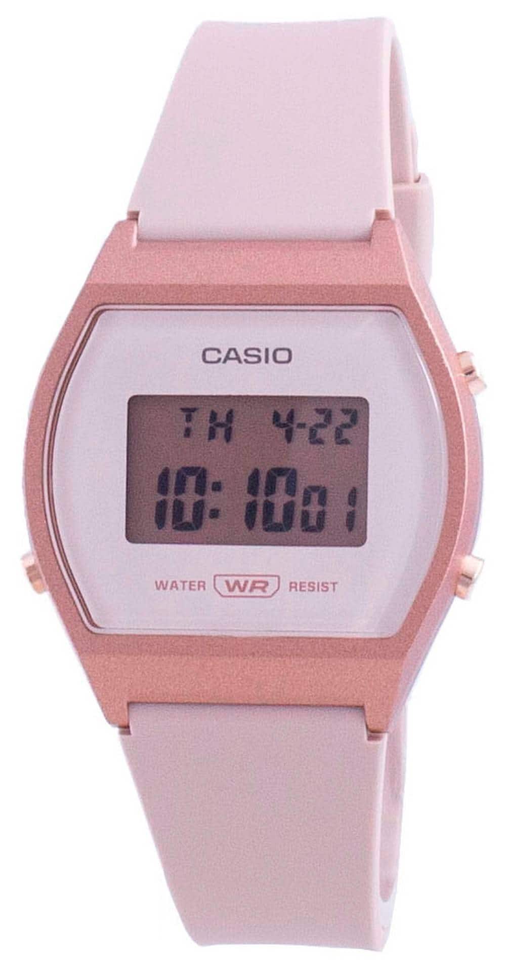 Casio - Youth Digital Quartz LW-204-4A LW-204-4 Womens Watch Alarm Backlight Flash Alert Timer 50M - Pink