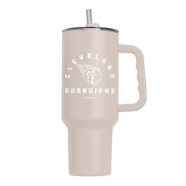 Logo Brands - Cleveland Guardians 40oz. Sand Soft Touch Tumbler - Multicolor