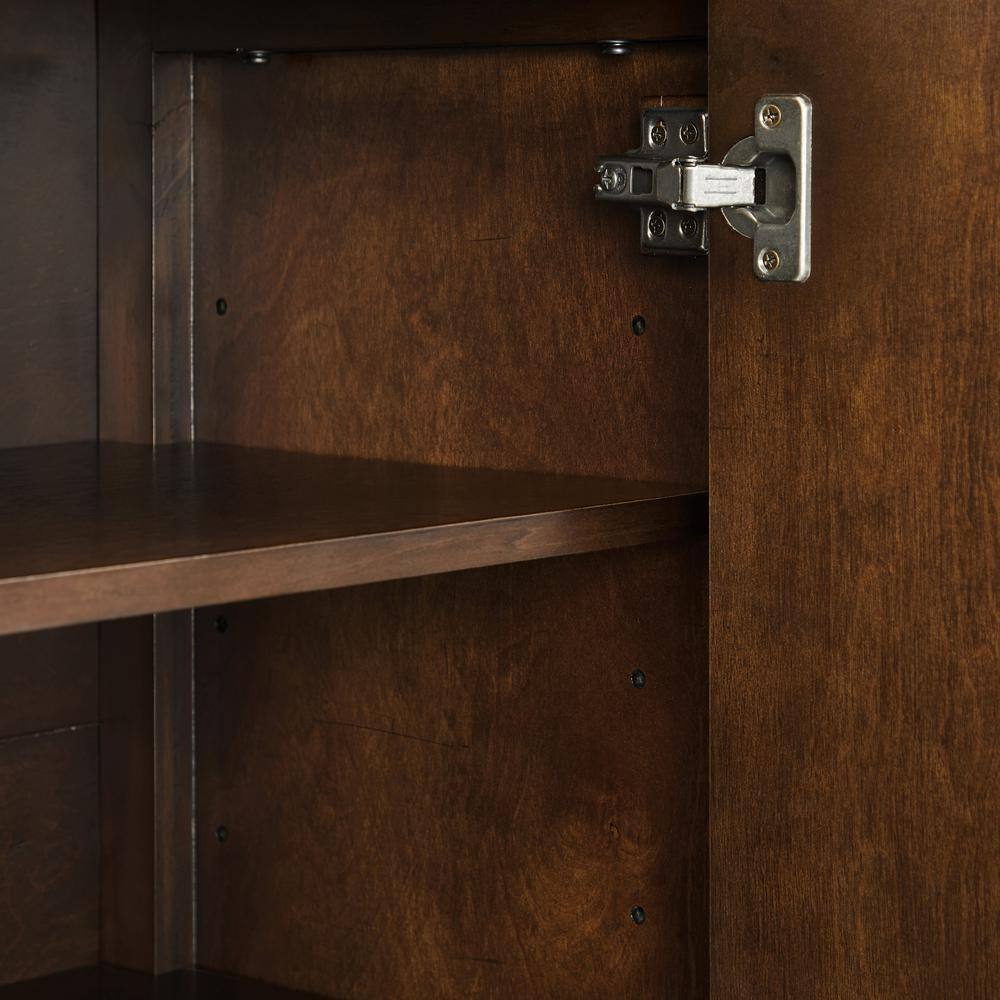 Alt View 4. Crosley Furniture - Darcy Sideboard - Dark Brown.