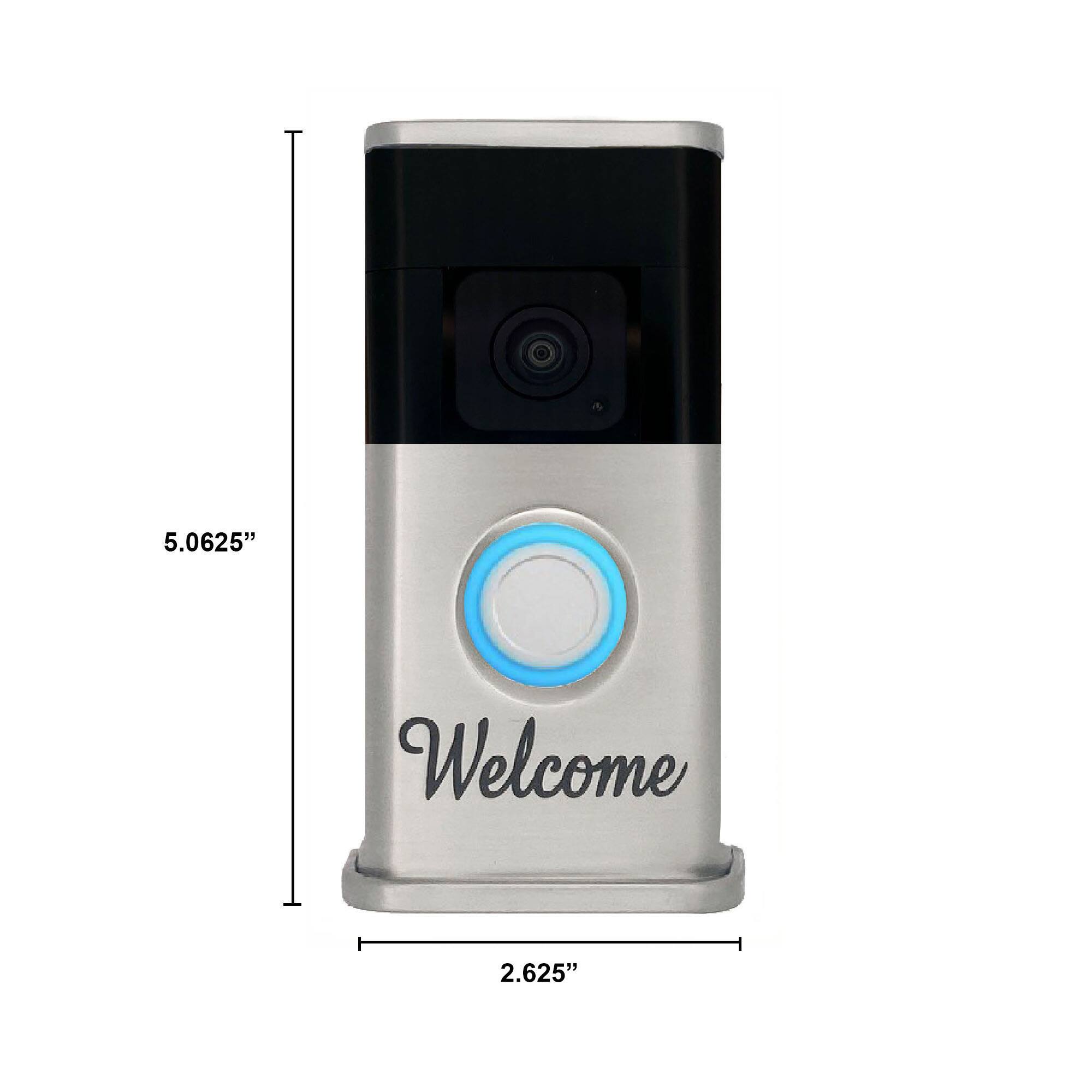 The dimensions of the device are 5.0625 inches in height and 2.625 inches in width.