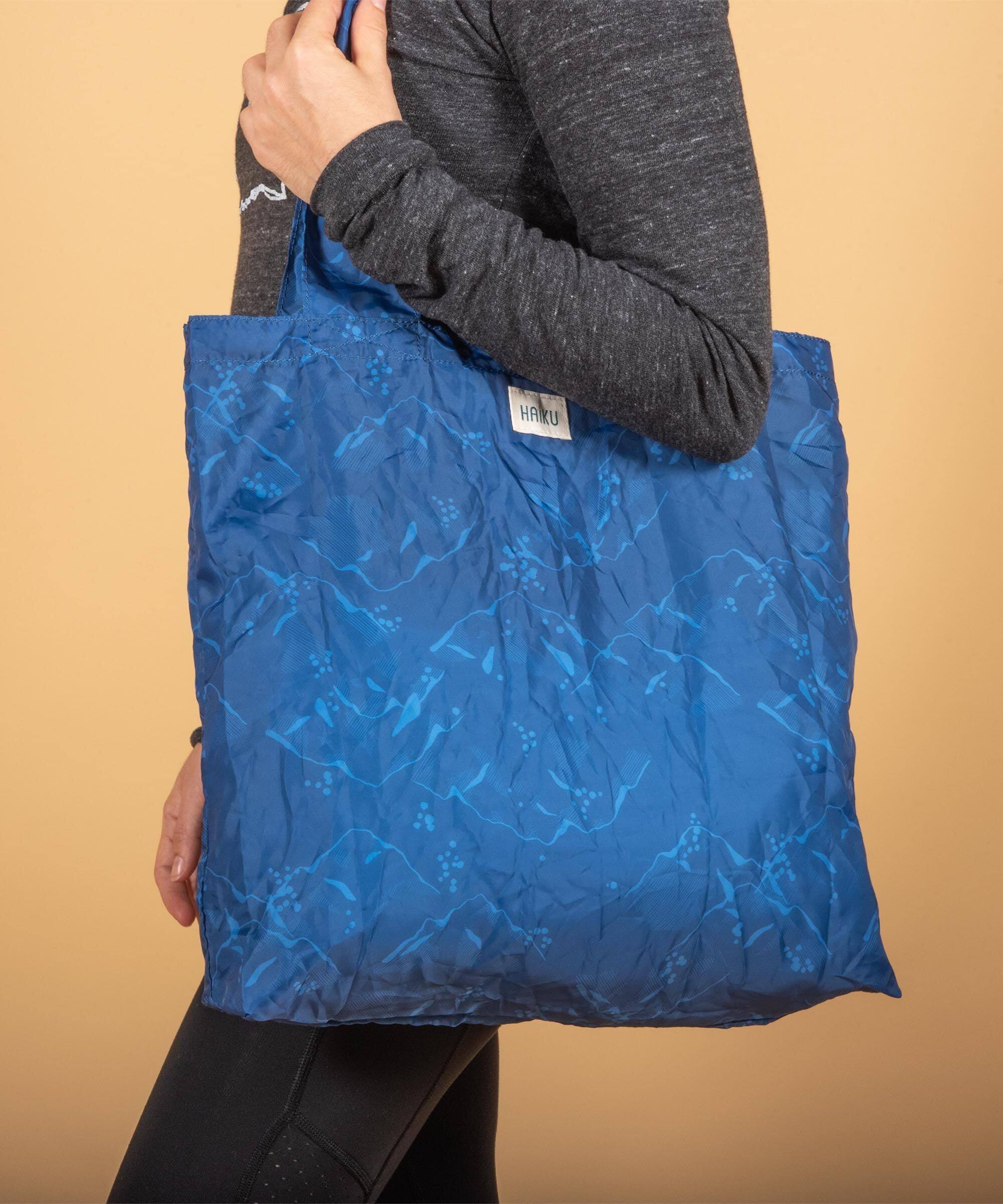 Left. Haiku - Haiku Bloom Shopping Tote Bag - Lupine.