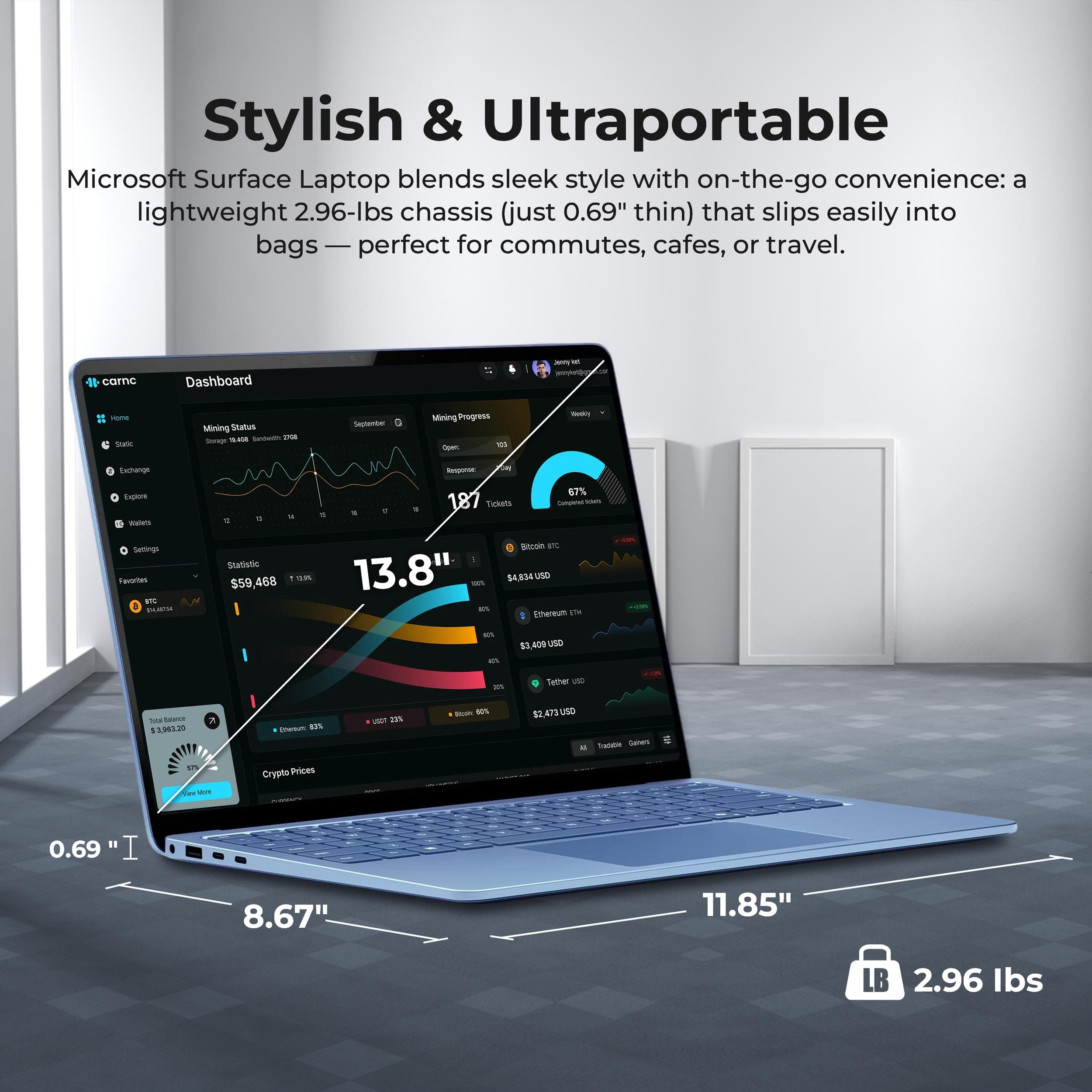 Microsoft Upgraded Surface 7 13.8