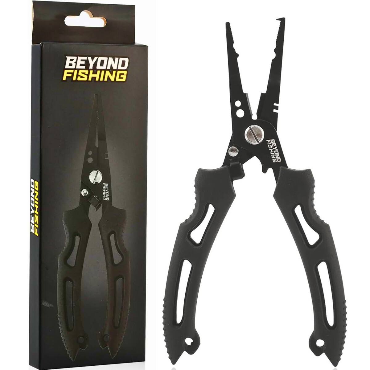 Beyond Braid - QuickRig 7 inch Fishing Pliers – Black