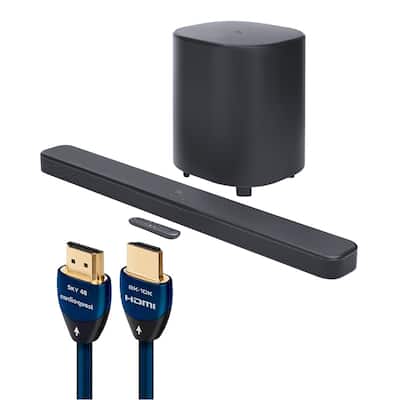 JBL BAR 500 MK2 5.1 Channel Soundbar System with AudioQuest Sky 3m JBL BAR 500 MK2 5.1 Channel Soundbar System with AudioQuest Sky 3m